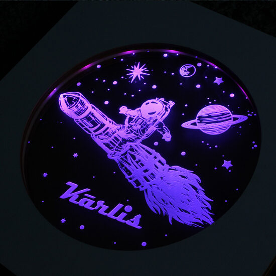 Naktslampiņa "Kosmoss" ar personalizāciju
